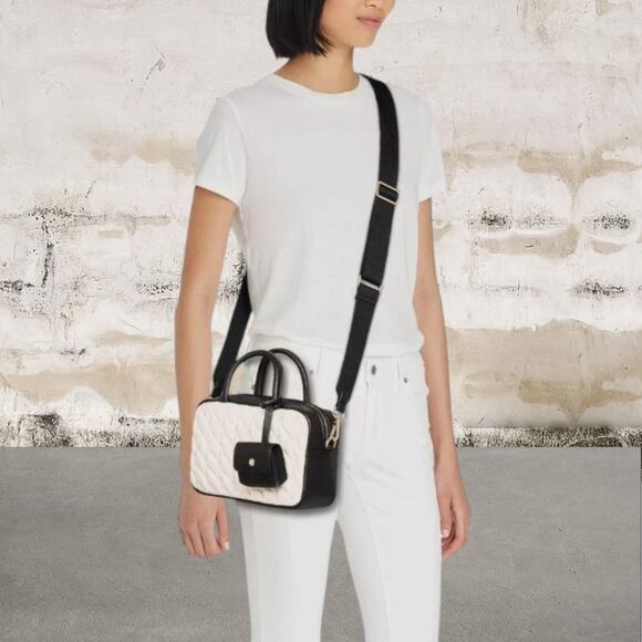 A New Day NWT East West Quilted Off White Handbag - Picture 1 of 6
